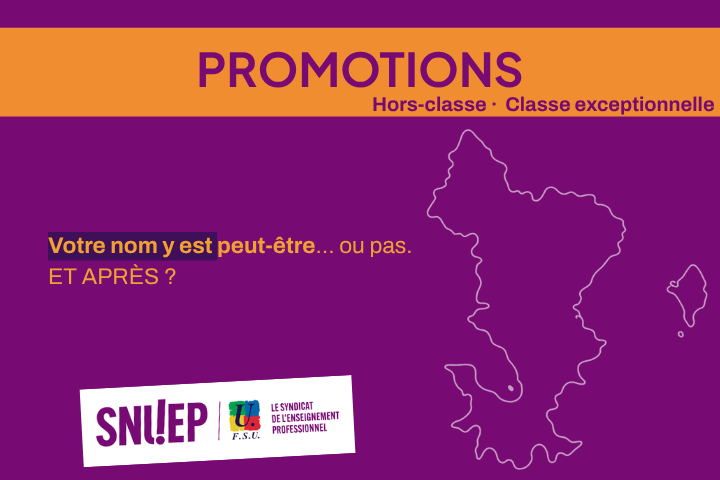 Promotions 2026 à Mayotte – résultats hors-classe et classe exceptionnelle des PLP